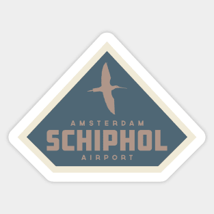 Amsterdam Schiphol Airport Sticker